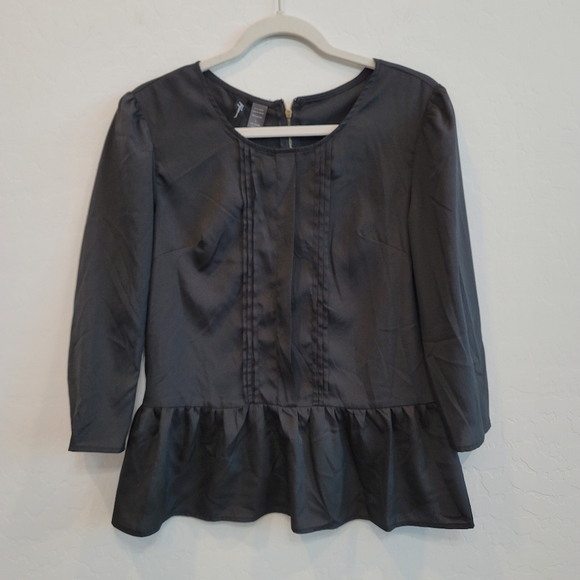 Kaylee Black Blouse Top Women's Size Large - Picture 2 of 9